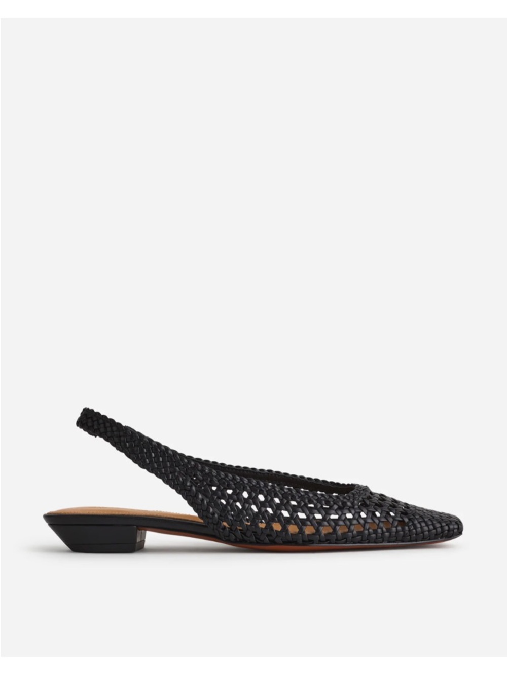 Madewell Ophelia Woven Slingback Mule - Black